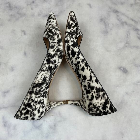 J. Crew Collection Dulci Spotted Fur Kitten Heel Pumps - Picture 6 of 11